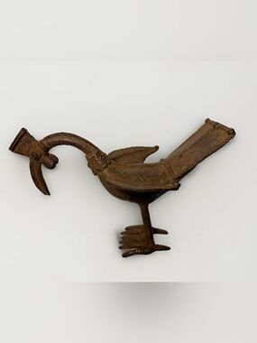 Vintage African bronze bird